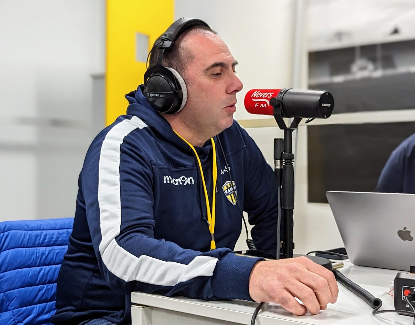 Anthony Roux, président du club de supporters "Azur & Or"