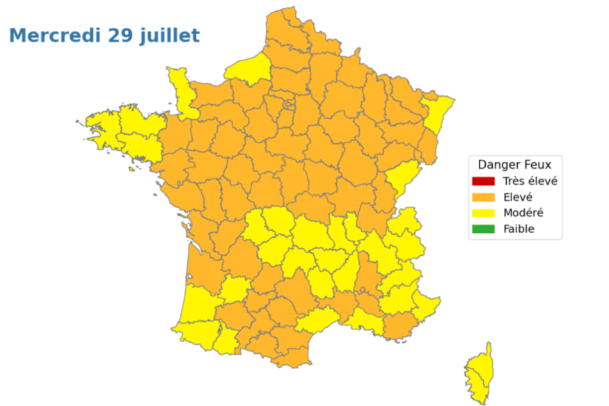 Feux de forêt : le risque reste élevé dans l’Allier